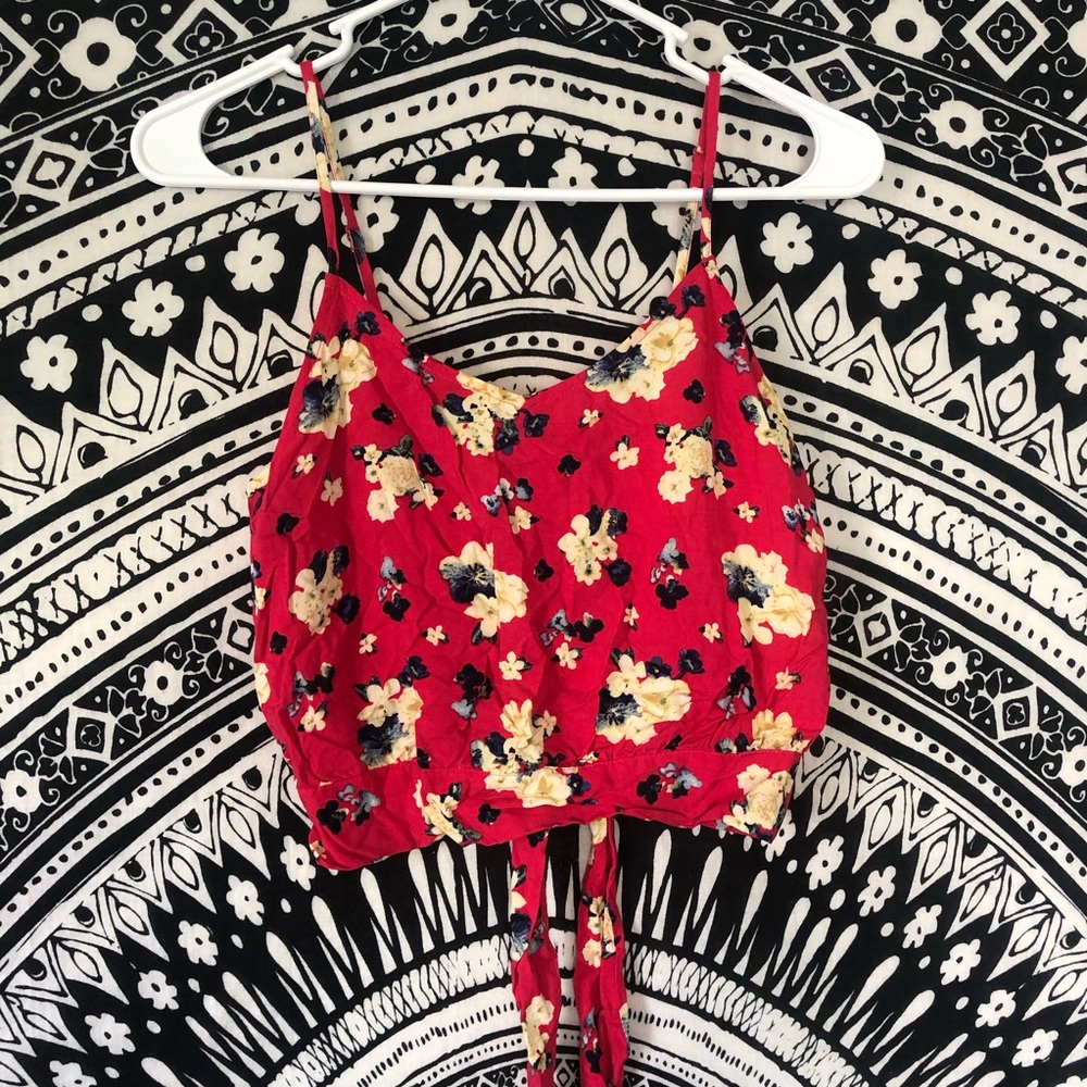 Tie Back Crop Top